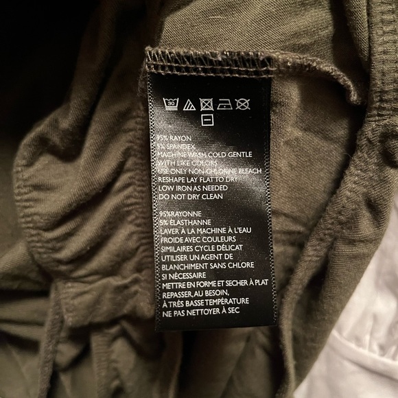 Free People Me Oh My Olive Green V-Neck Short Sleeve Bodysuit - Picture 7 of 7